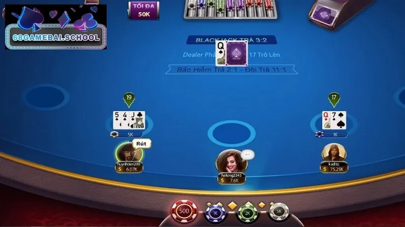 Blackjack là siêu phẩm xanh chín ăn khách tại 68 game bài