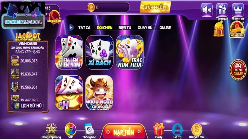 Game đánh bài online là sản phẩm giải trí đặc sắc có tại 68 game bài