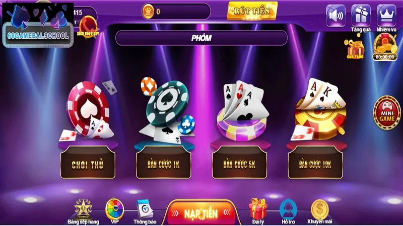 Gợi ý các game đánh bài online cuốn hút có tại cổng game